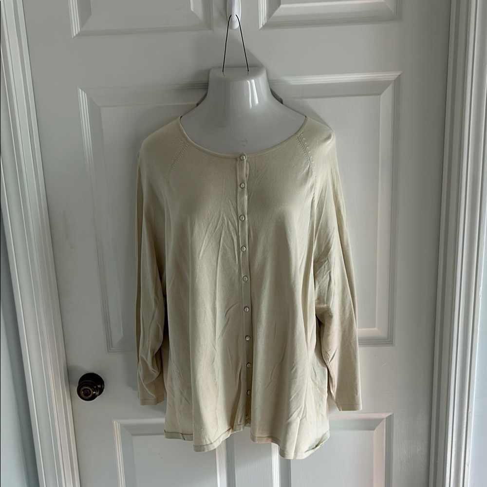 Merona Cream Cardigan Sweater